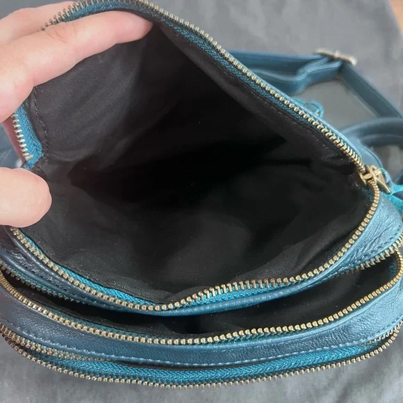 🆕Wanderer’s Travel Co. Manhattan Azzurra Crossbody Handbag - Picture 6 of 7